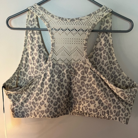 Zyia Ivory Leopard Bomber Bra Size XXXL - Picture 3 of 5